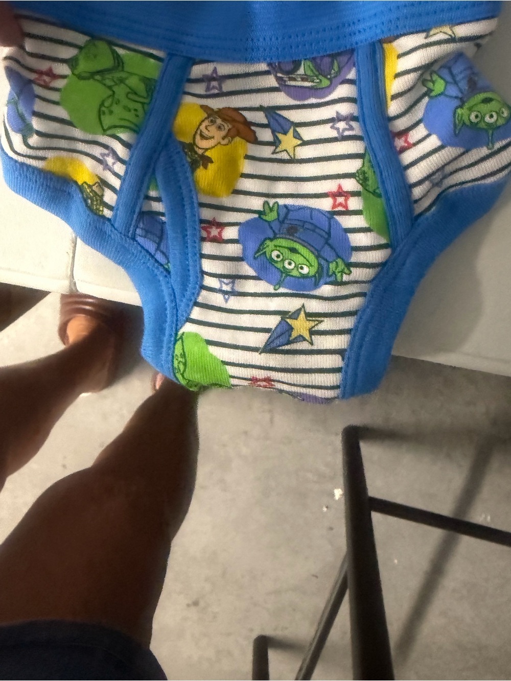 One pair of Pixar 2T-3T with Toy Character Print nwot